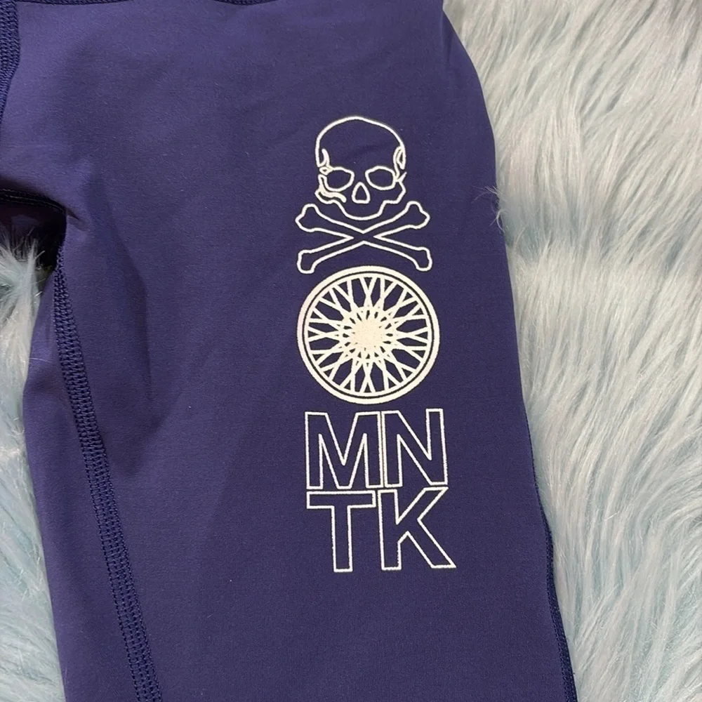 Lululemon X Soulcycle Minimalist Crop Leggings in Hero Blue sz 4